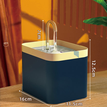 Cat Water Fountain Auto Filter USB Electric 1.5L /50oz Recirculate Filtering Drinker for Pets - Cat2Aqua